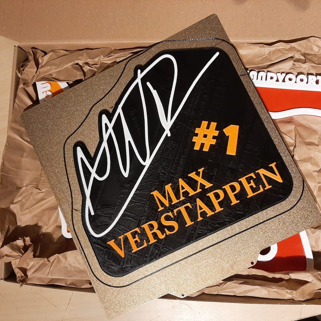 Max Verstappen Signature – LN3Dprinting